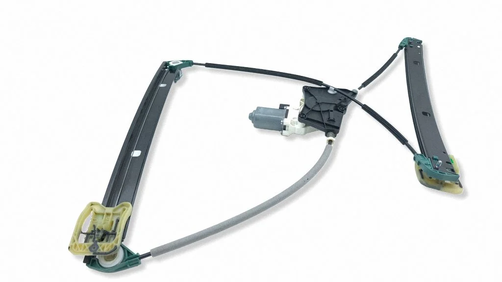 Front door window regulator with motor 4K0959801