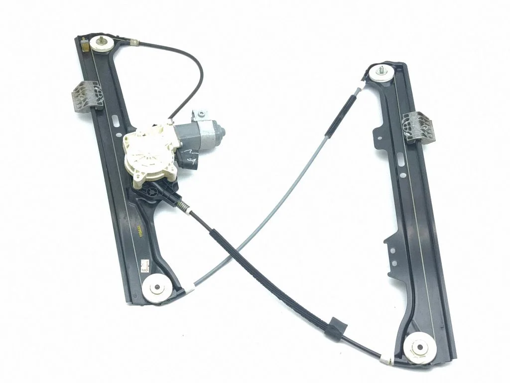 Front door window regulator with motor 6922268