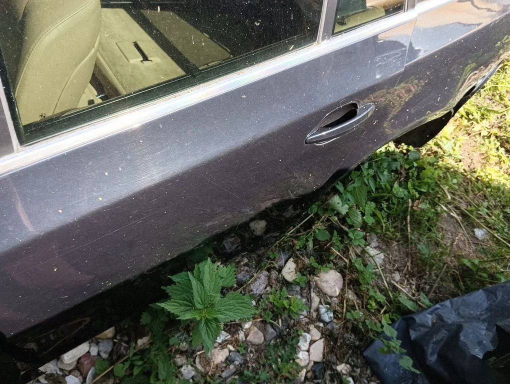 Rear door – left