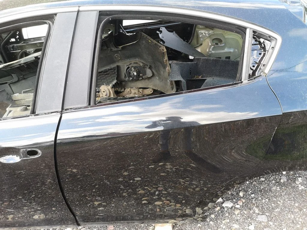 Rear door – left