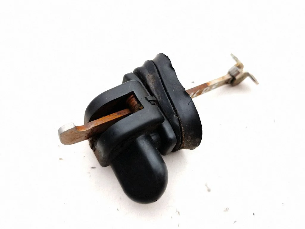Rear door check strap stopper – right