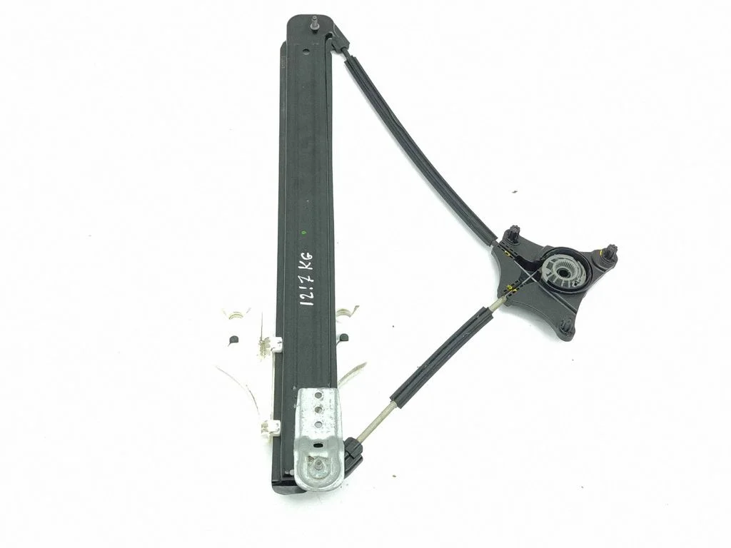 Rear window lifting mechanism without motor – left