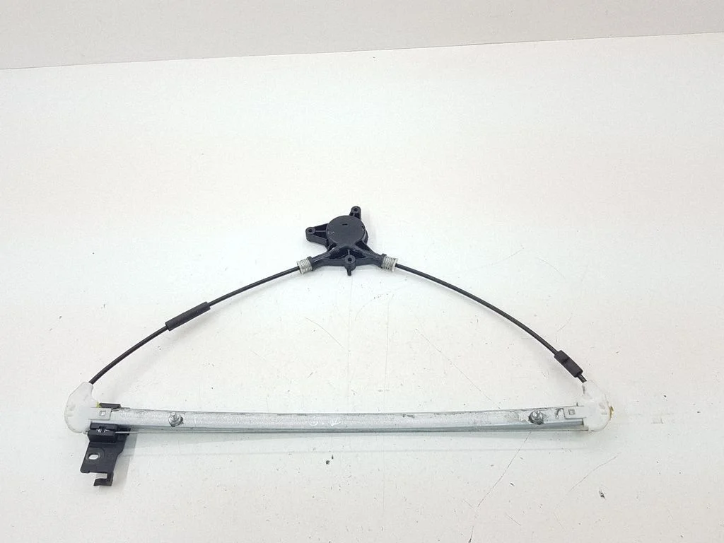 Rear window lifting mechanism without motor – left