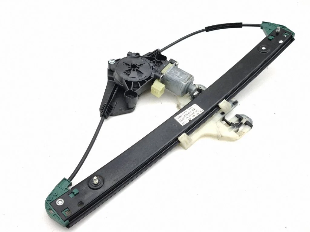 Rear door window regulator with motor 8Y0839462