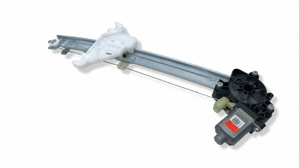 Rear door window regulator with motor 83460BE000