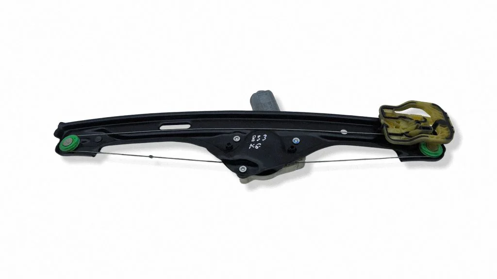Rear door window regulator with motor 7322747