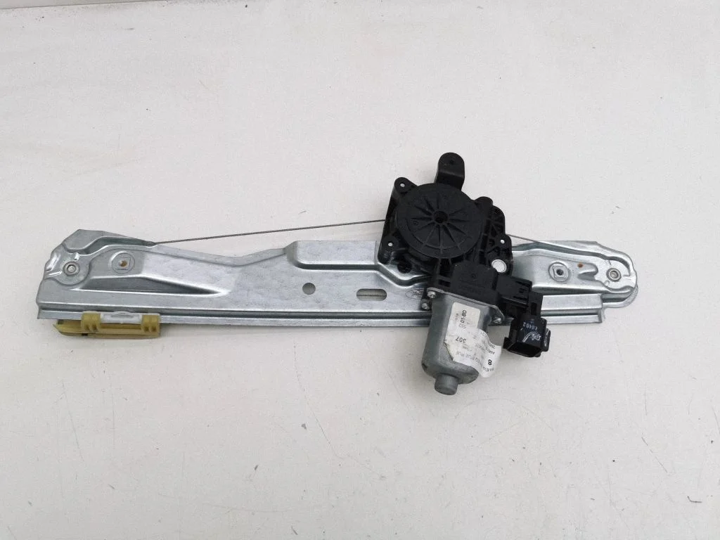 Rear door window regulator with motor – left