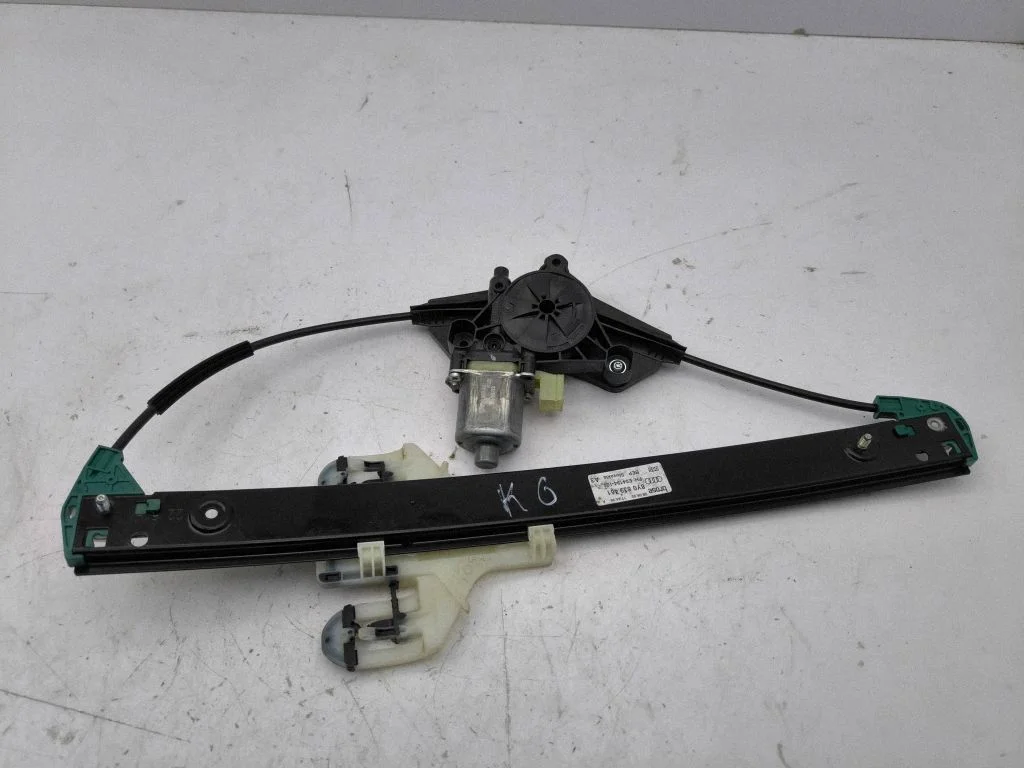 Rear door window regulator with motor 8Y0839461