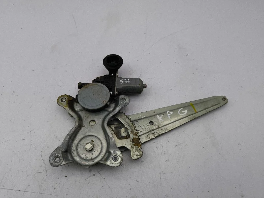 Rear door window regulator with motor – left