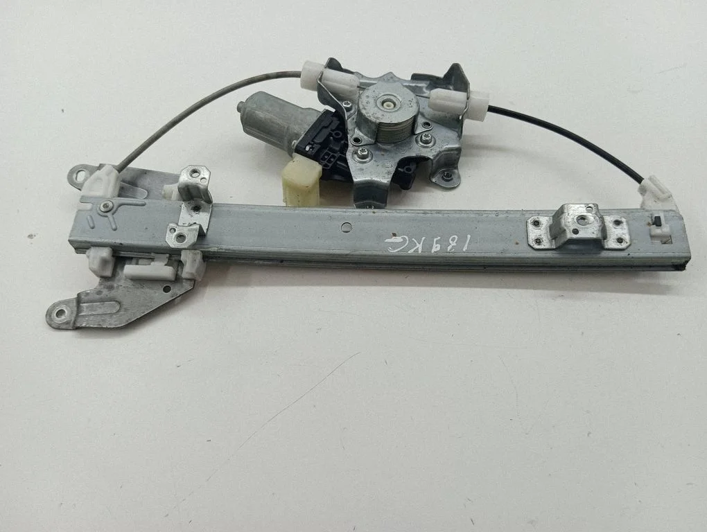 Rear door window regulator with motor – left