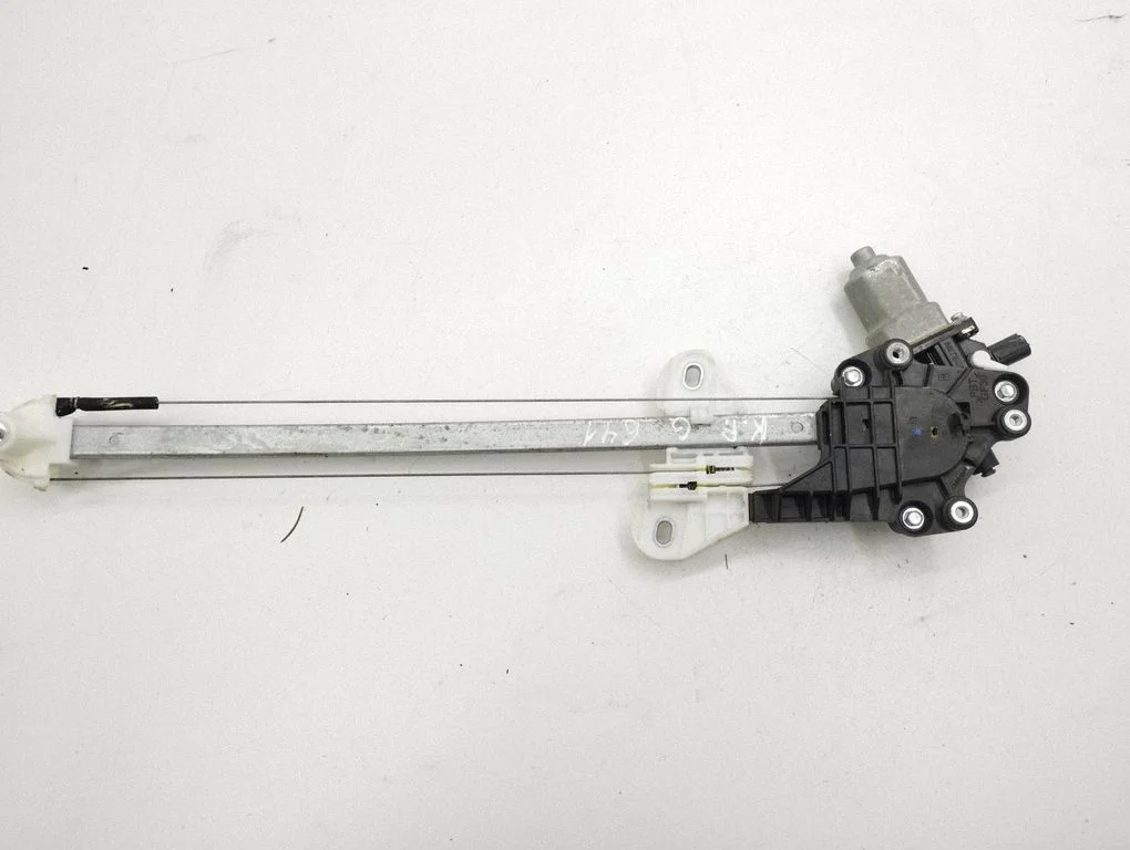 Rear door window regulator with motor – left