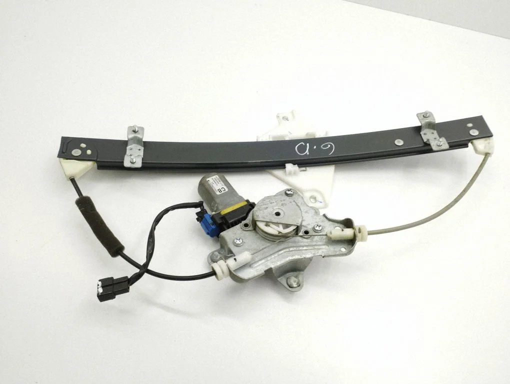Rear door window regulator with motor 25937970