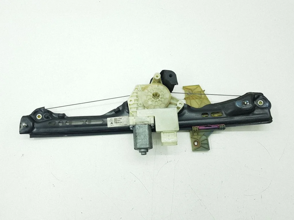 Rear door window regulator with motor 9676172480
