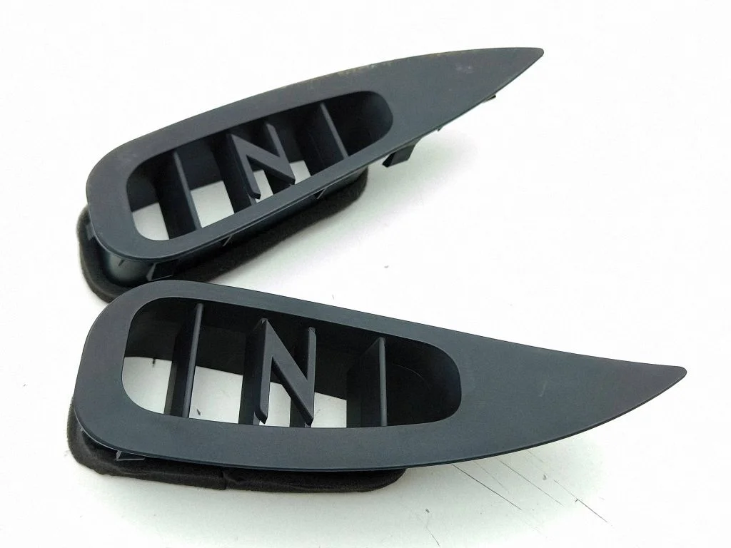 Dashboard air vent grill cover trim
