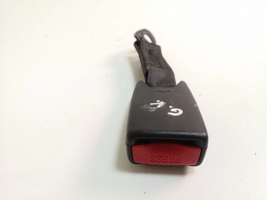 Middle seatbelt buckle (rear)