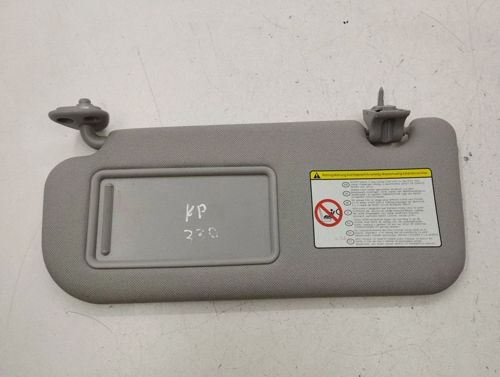 Sun visor – left