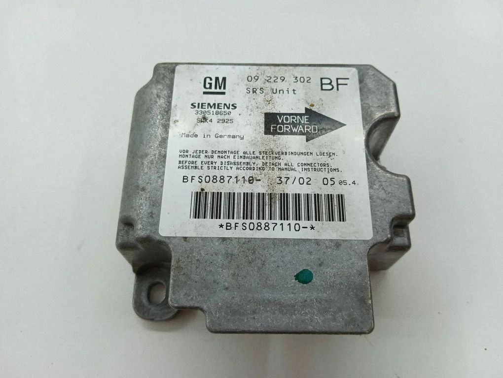 Turvapatjade juhtplokk 09229302