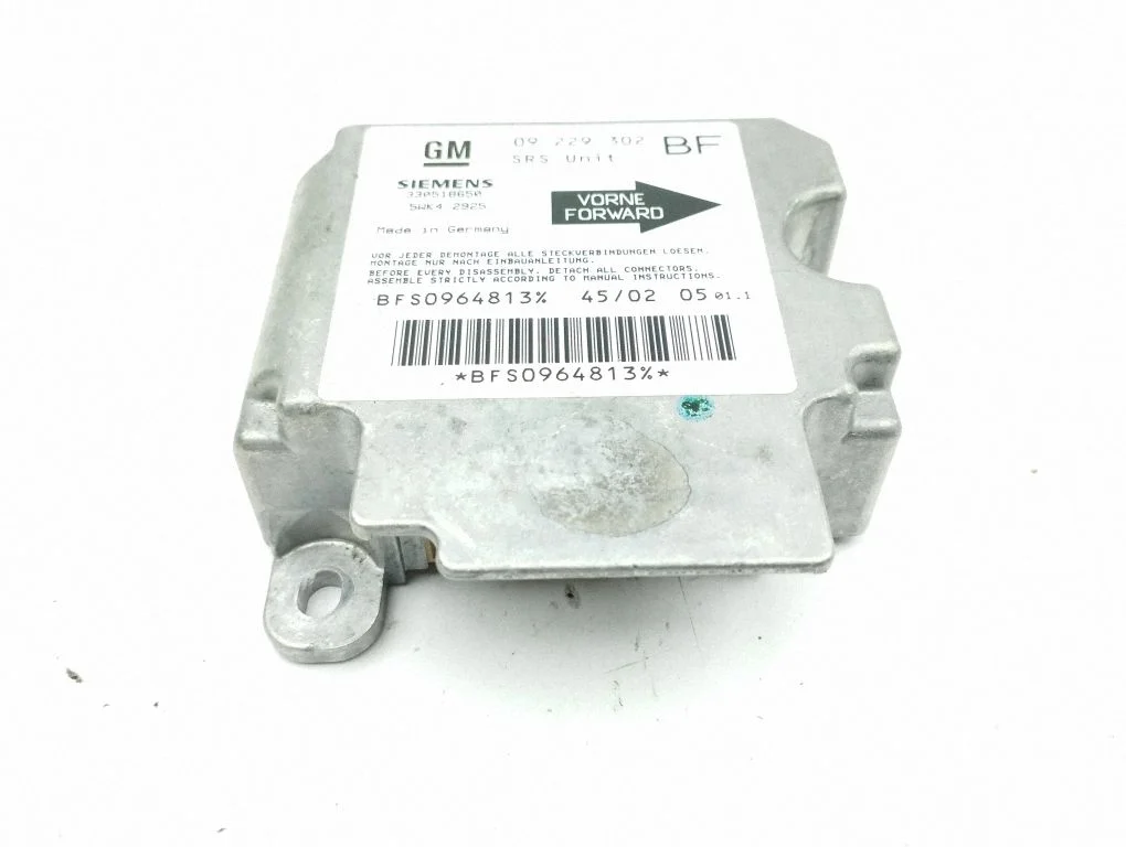 Airbag control unit/module 09229302