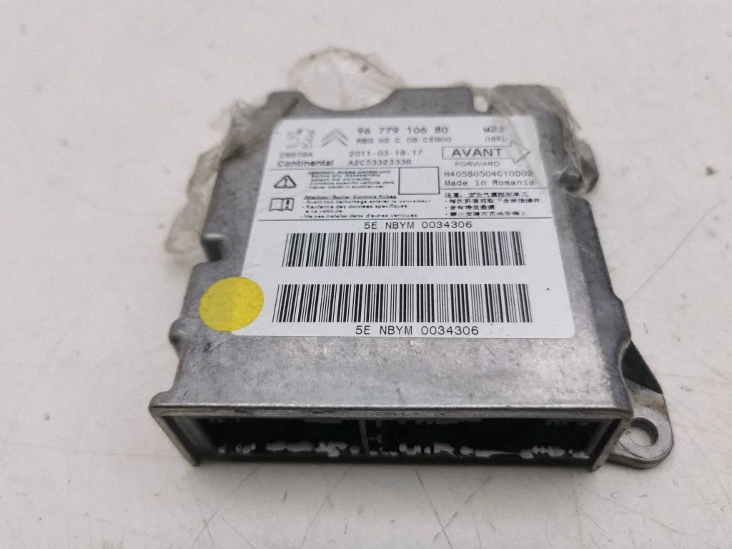 Airbag control unit/module 9677910680