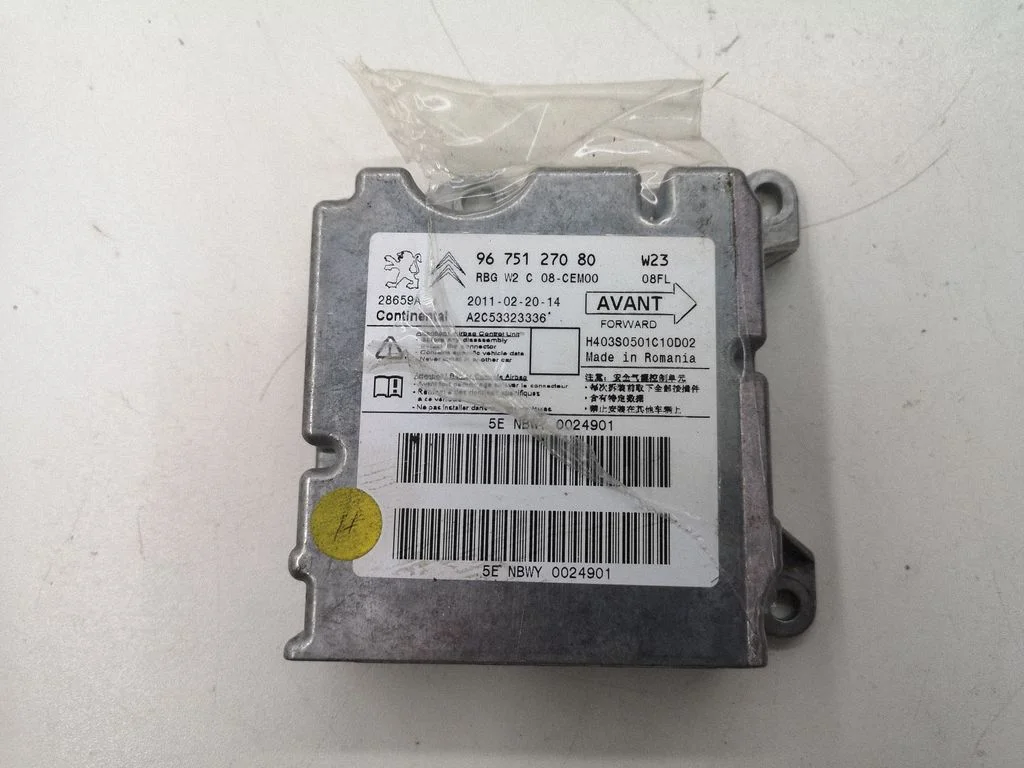 Airbag control unit/module 9675127080
