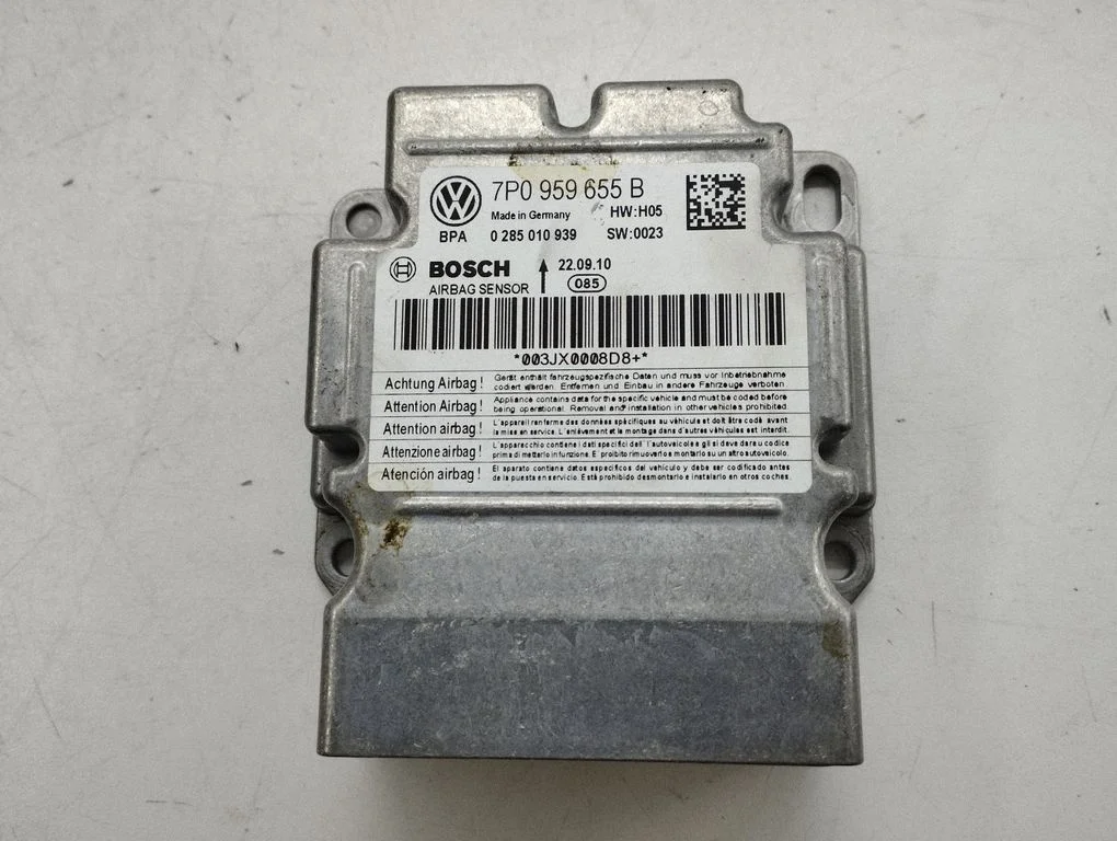 Airbag control unit/module 7P0959655B