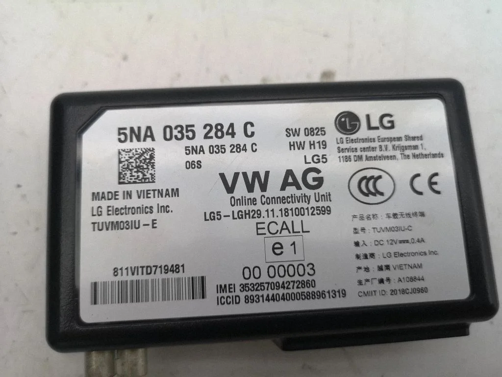 Other control units/modules 5NA035284C