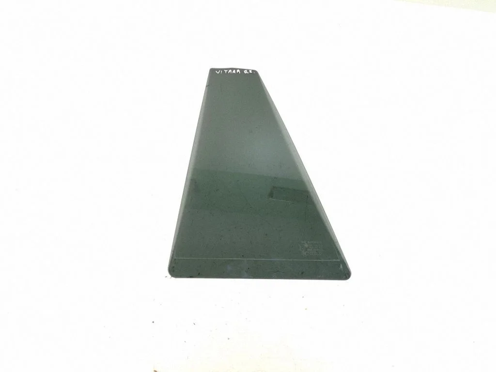 Rear vent window glass – left