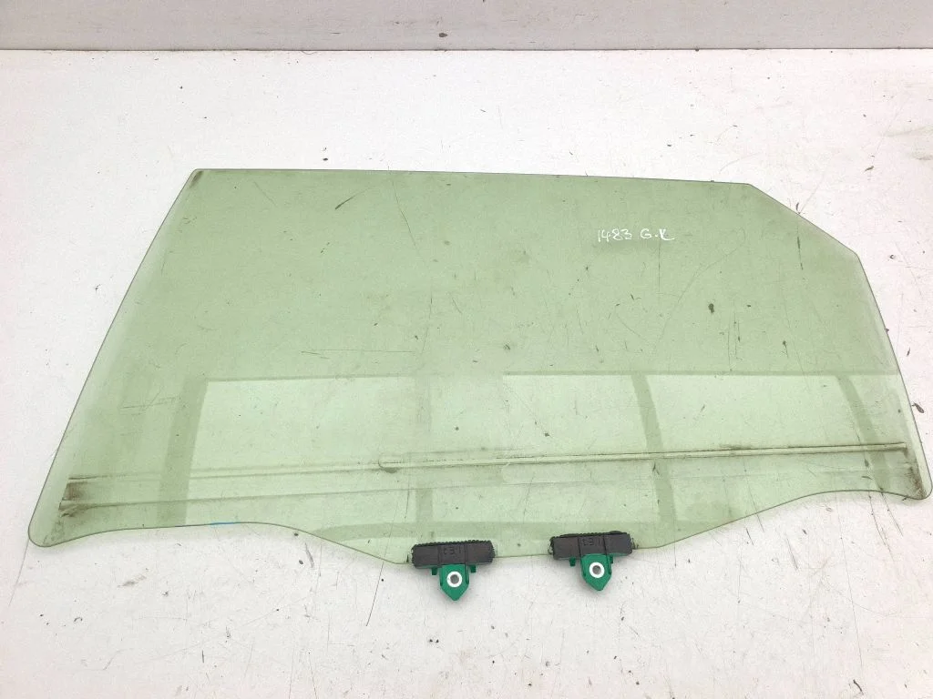 Rear door window glass – left