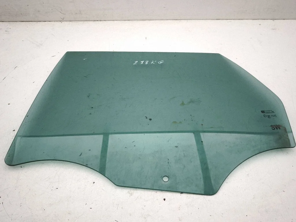 Rear door window glass – left