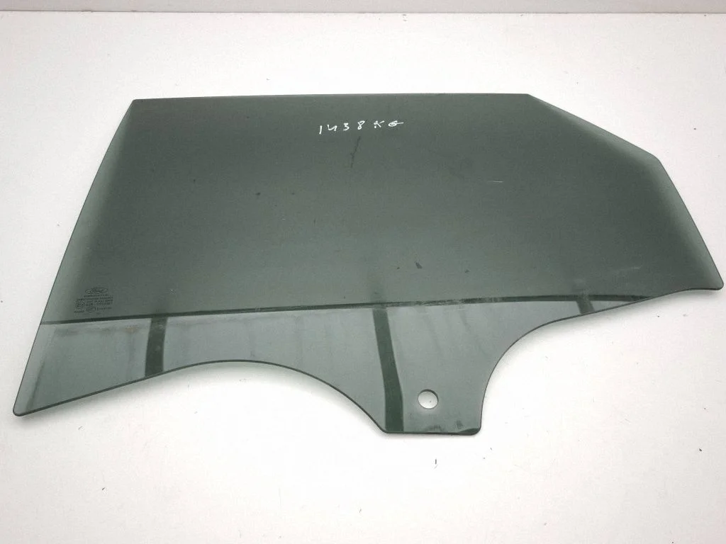 Rear door window glass – left