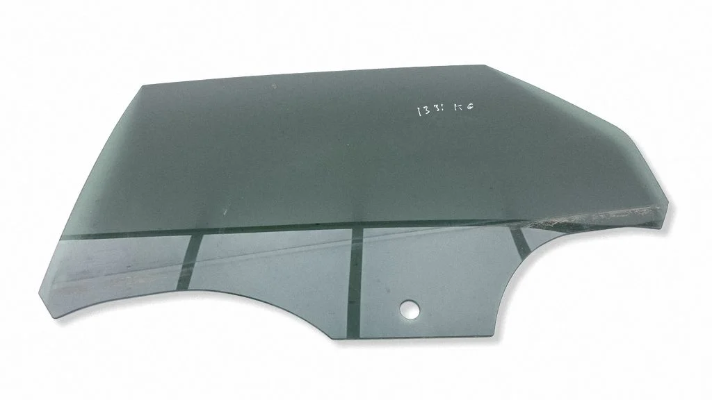 Rear door window glass – left