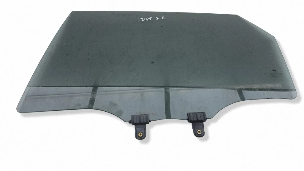 Rear door window glass – left