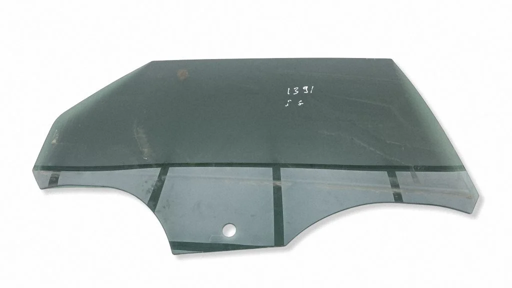 Rear door window glass – left