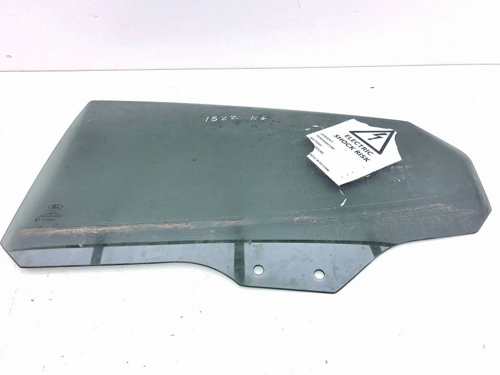 Rear door window glass – left