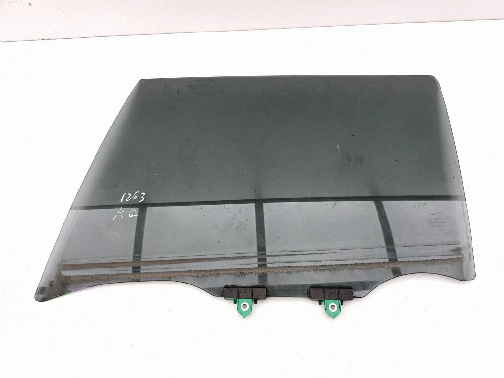 Rear door window glass – left