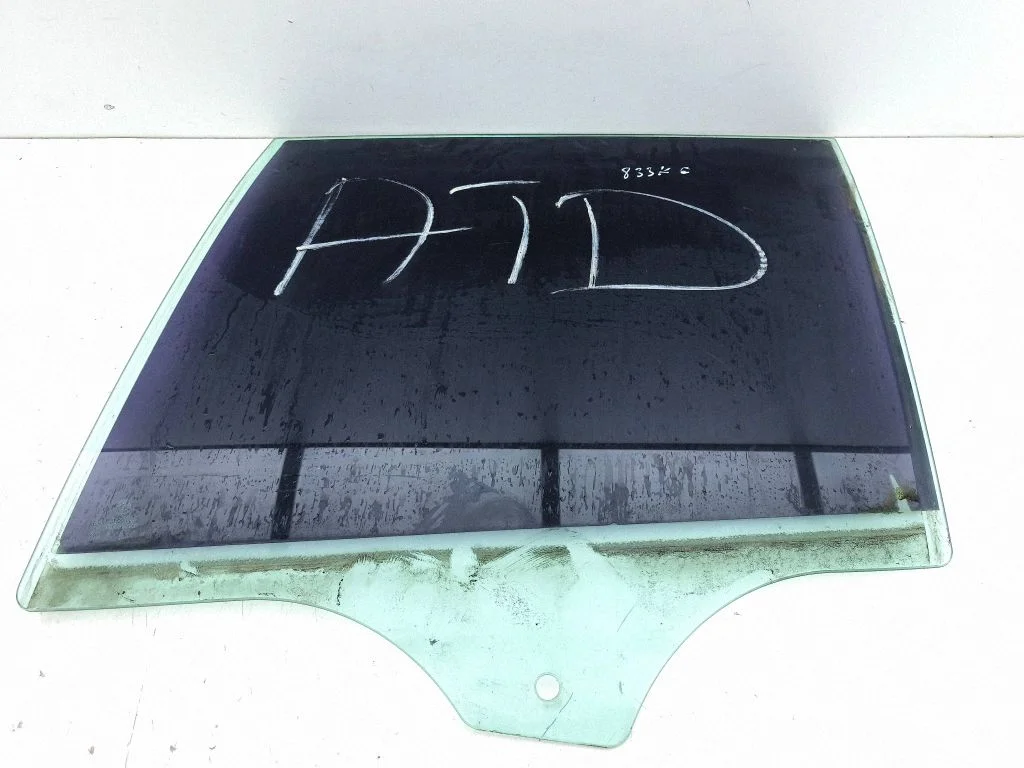 Rear door window glass – left