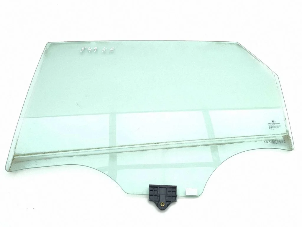 Rear door window glass – left