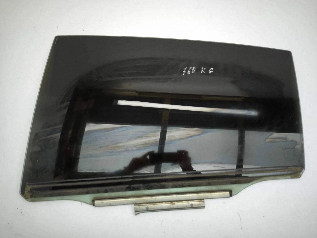 Rear door window glass – left