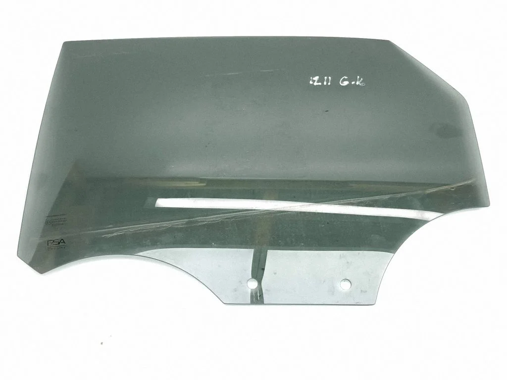 Rear door window glass – left