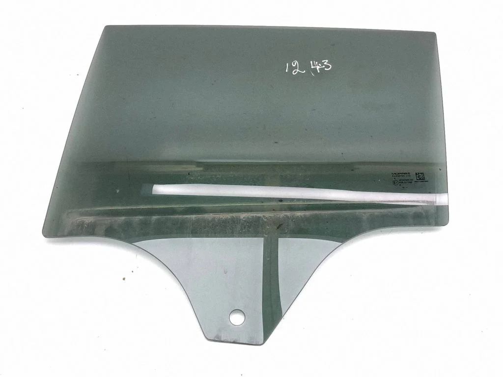 Rear door window glass – left