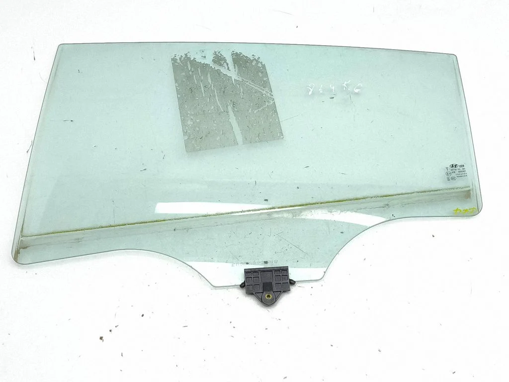 Rear door window glass – left