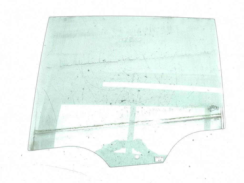 Rear door window glass – left