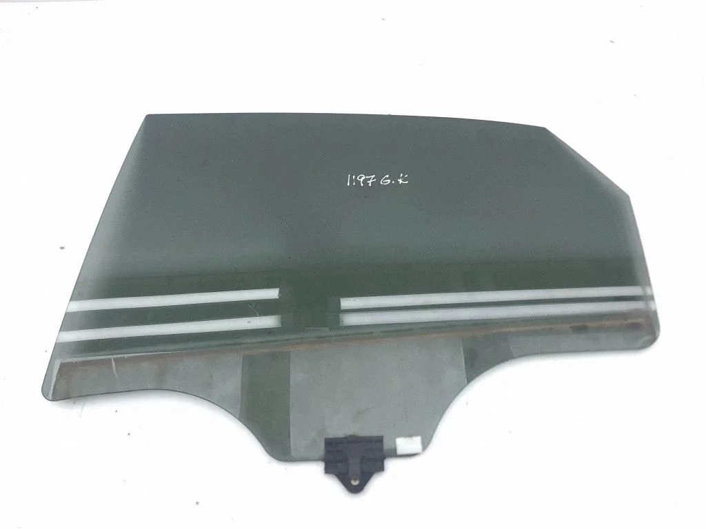 Rear door window glass – left