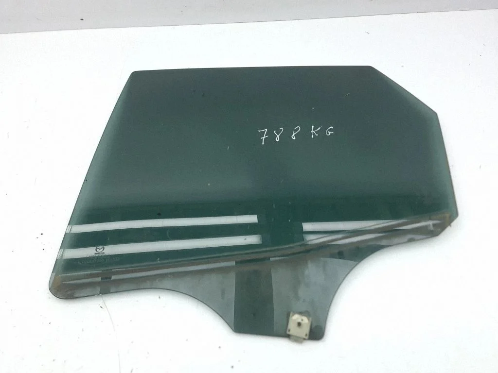Rear door window glass – left