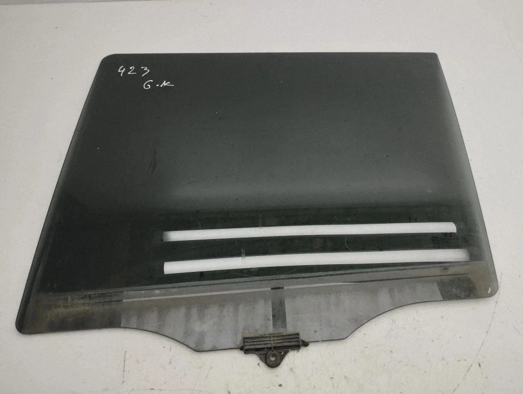 Rear door window glass – left