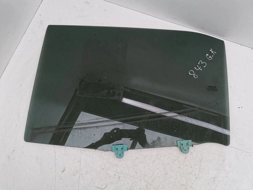 Rear door window glass – left