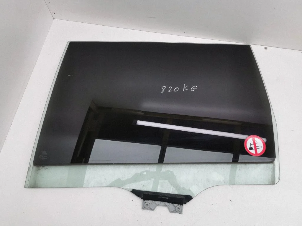 Rear door window glass – left