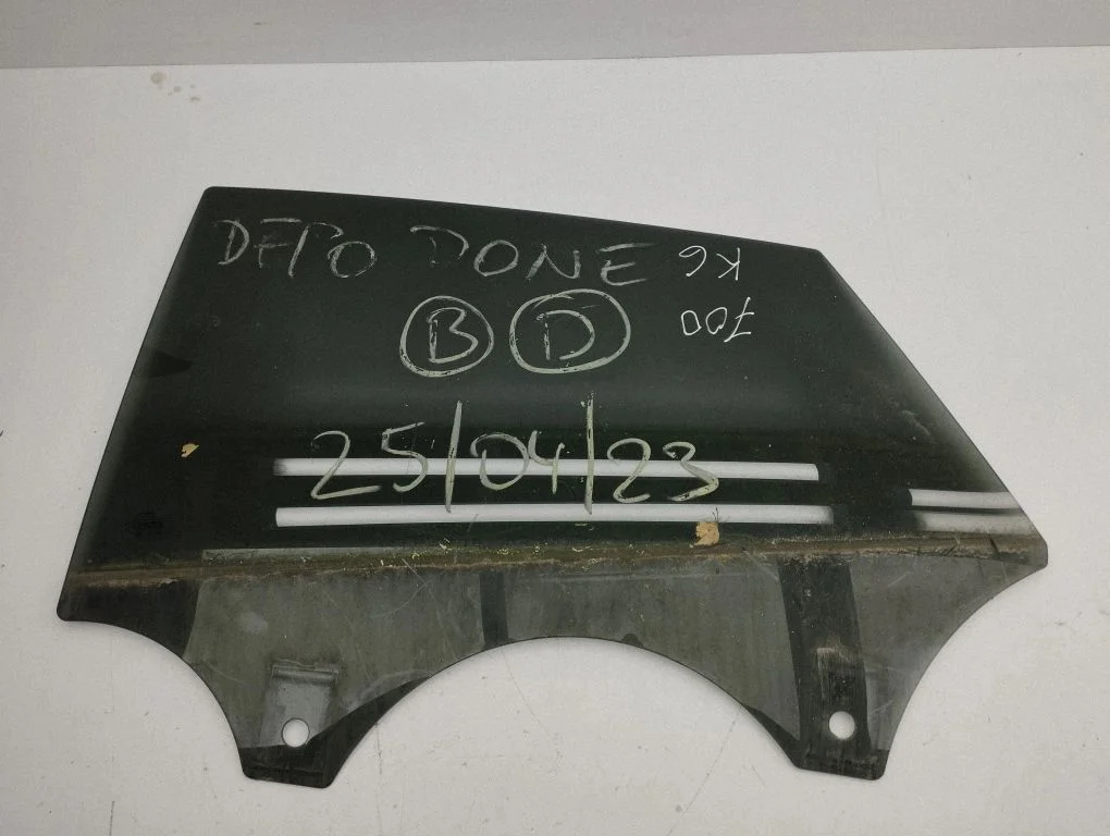 Rear door window glass – left