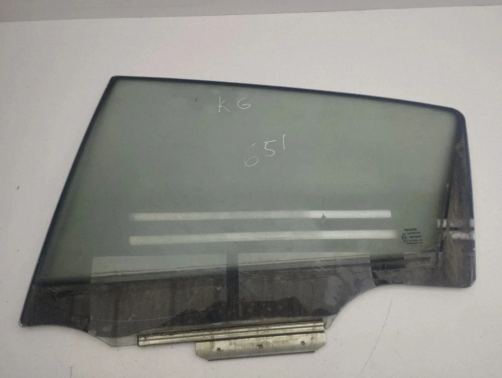 Rear door window glass – left