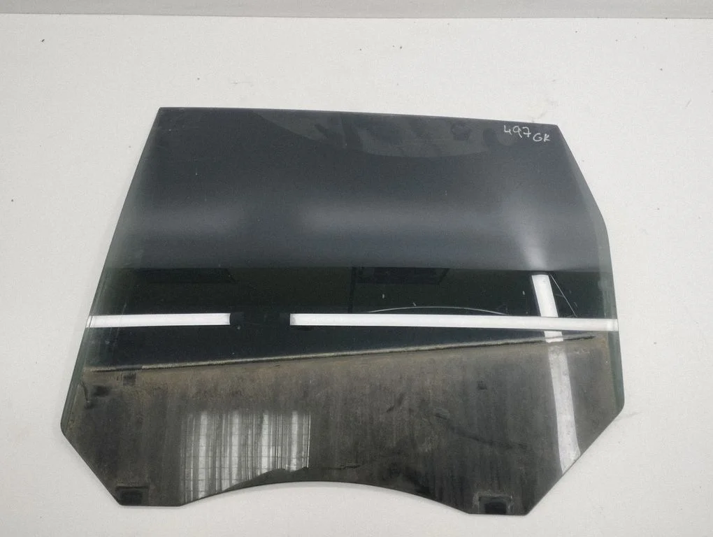 Rear door window glass – left